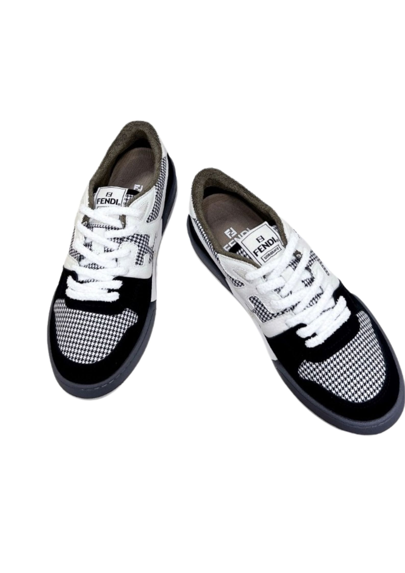 F**di FD F**di Match Low Tops Sneakers Black For Women