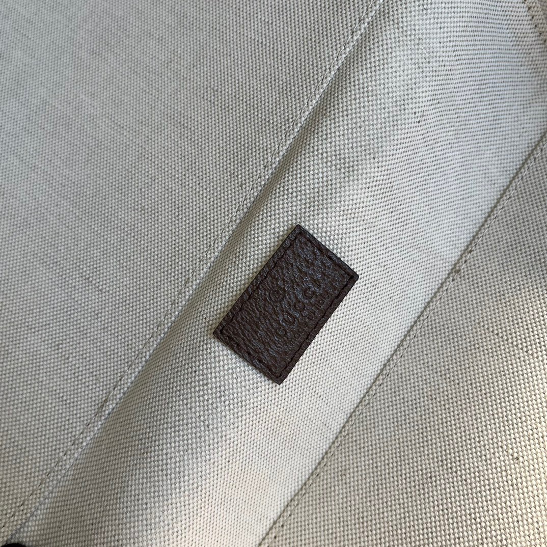 Gvc*1 GG Large Packing Cube Svp*me Canvas Beige/Grey For Men 13.2in/33.5cm ‎‎‎726669 KGD0N 4060