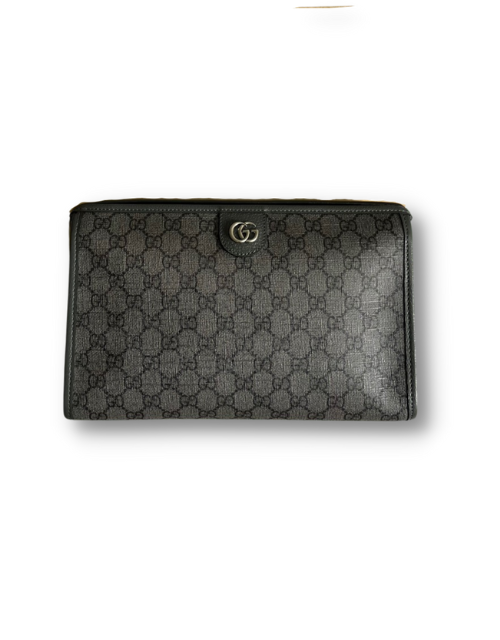 Ophidia GG Toiletry Case Svp*me Canvas Grey 11.2in/28.5cm ‎‎‎598234 UULBN 1244