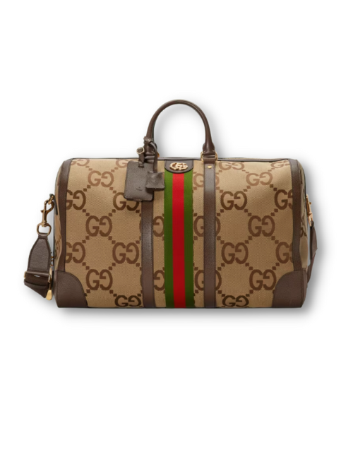 Gvc*1 Jumbo GG Large Duffle Bag Brown 20.5in/52cm 696039 UKMKG 8396