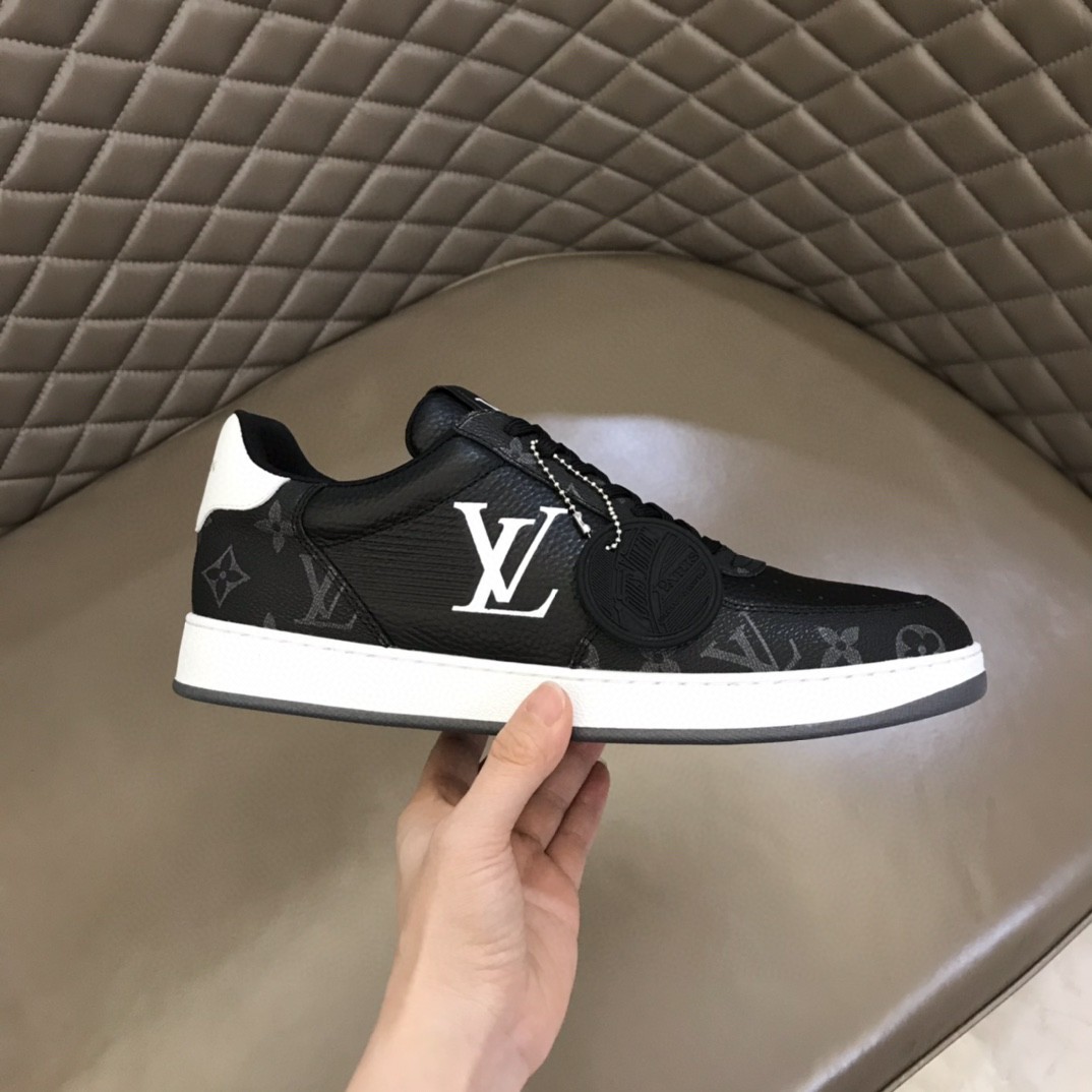 L0vis Vvtt0n Rivoli Sneaker Monogram Canvas Black For Men