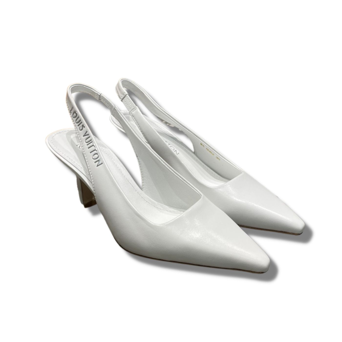 L0vis Vvtt0n Sparkle Slingback Pump White For Women 1AB0NN