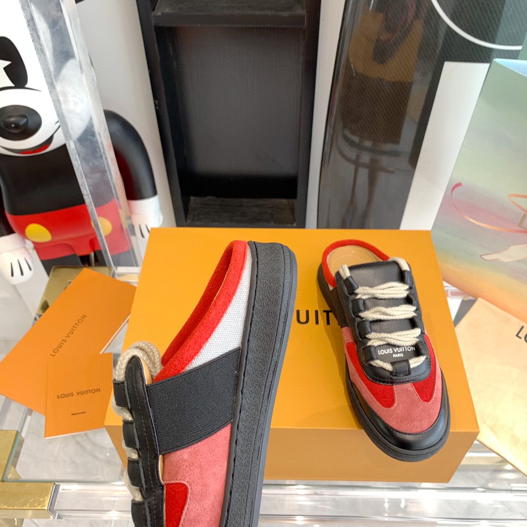 L0vis Vvtt0n Lous Sneaker Monogram Canvas Red For Men