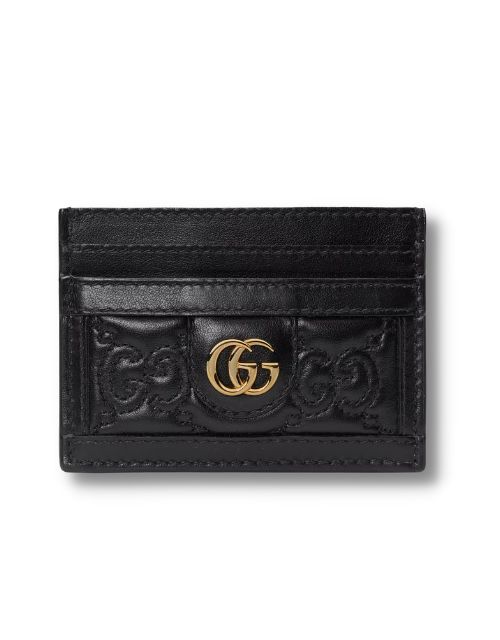 GG Portacarte GG Matelassé Black For Women‎ 723790 UM8IG 1000 3.9 in/ 10 cm
