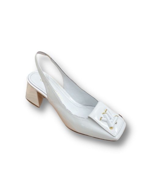 L0vis Vvtt0n Shake Slingback Pump White For Women 1AB0UL