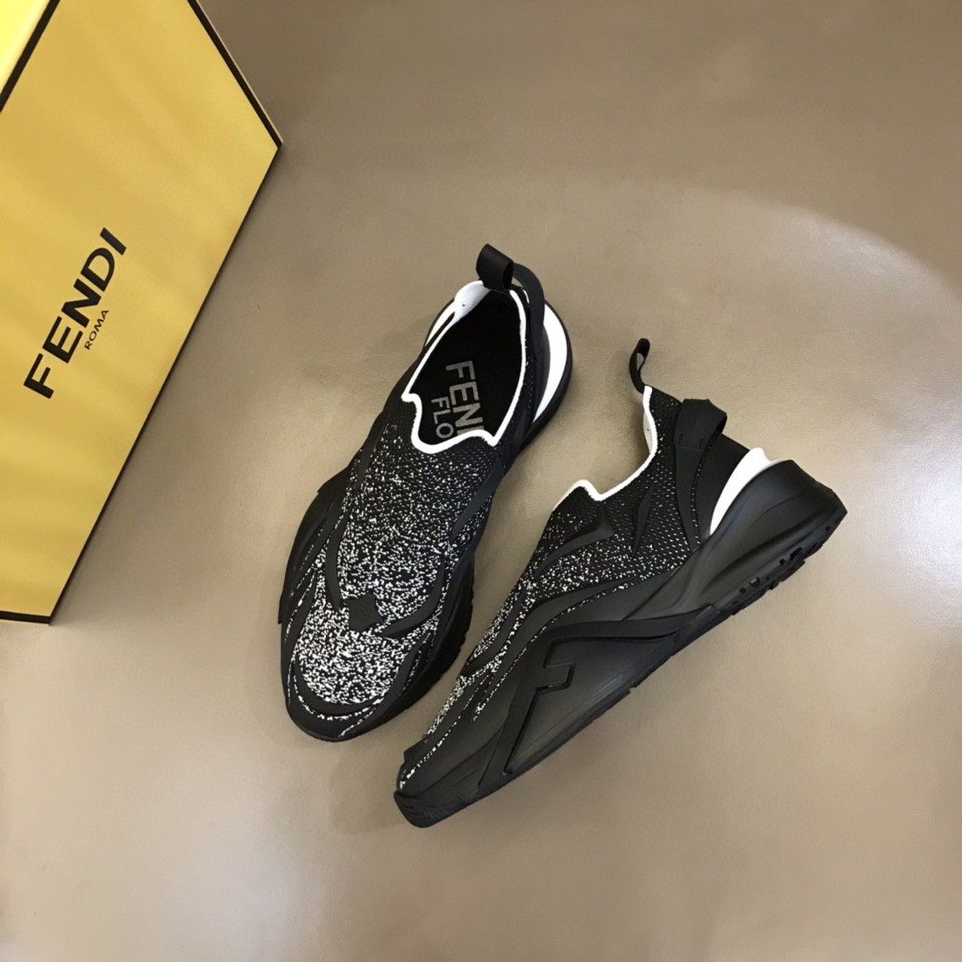 FD F**di Flow Running Sneakers Light Black For Women