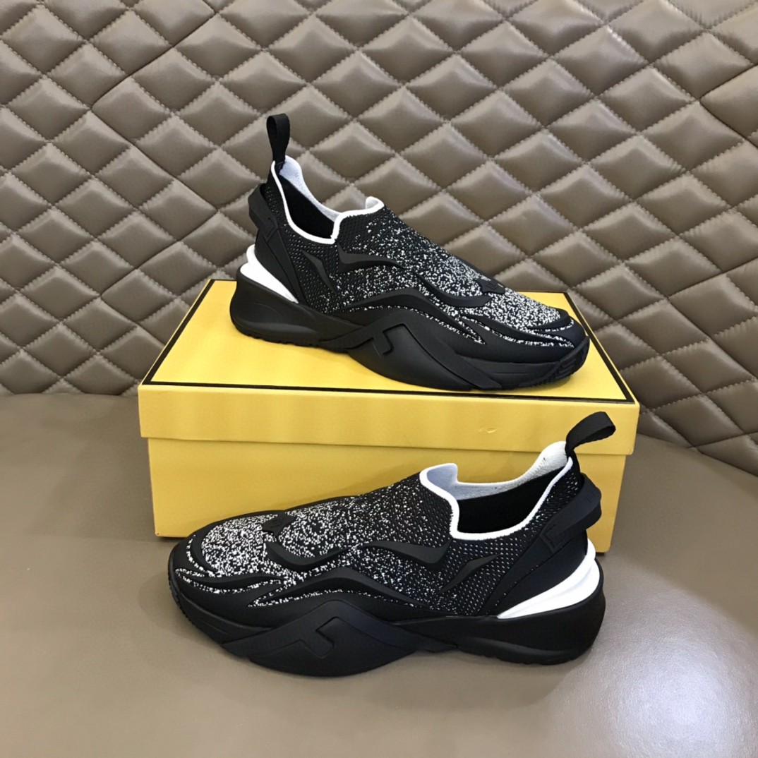 FD F**di Flow Running Sneakers Light Black For Women