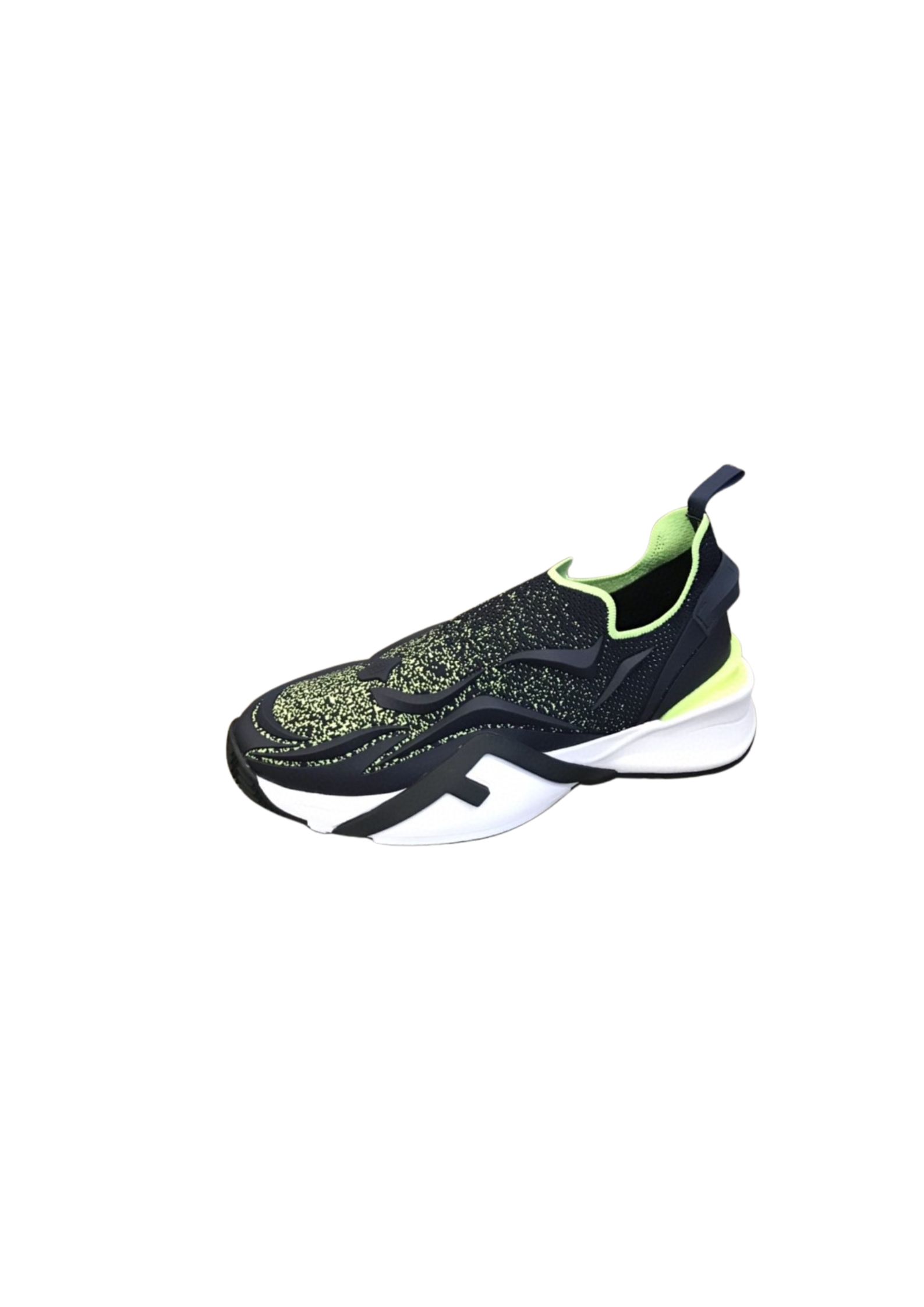 FD F**di Flow Running Sneakers Black And Green For Women