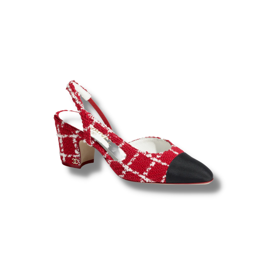 Ch**el Slingbacks Red For Women – G31318 Y56350 K5354