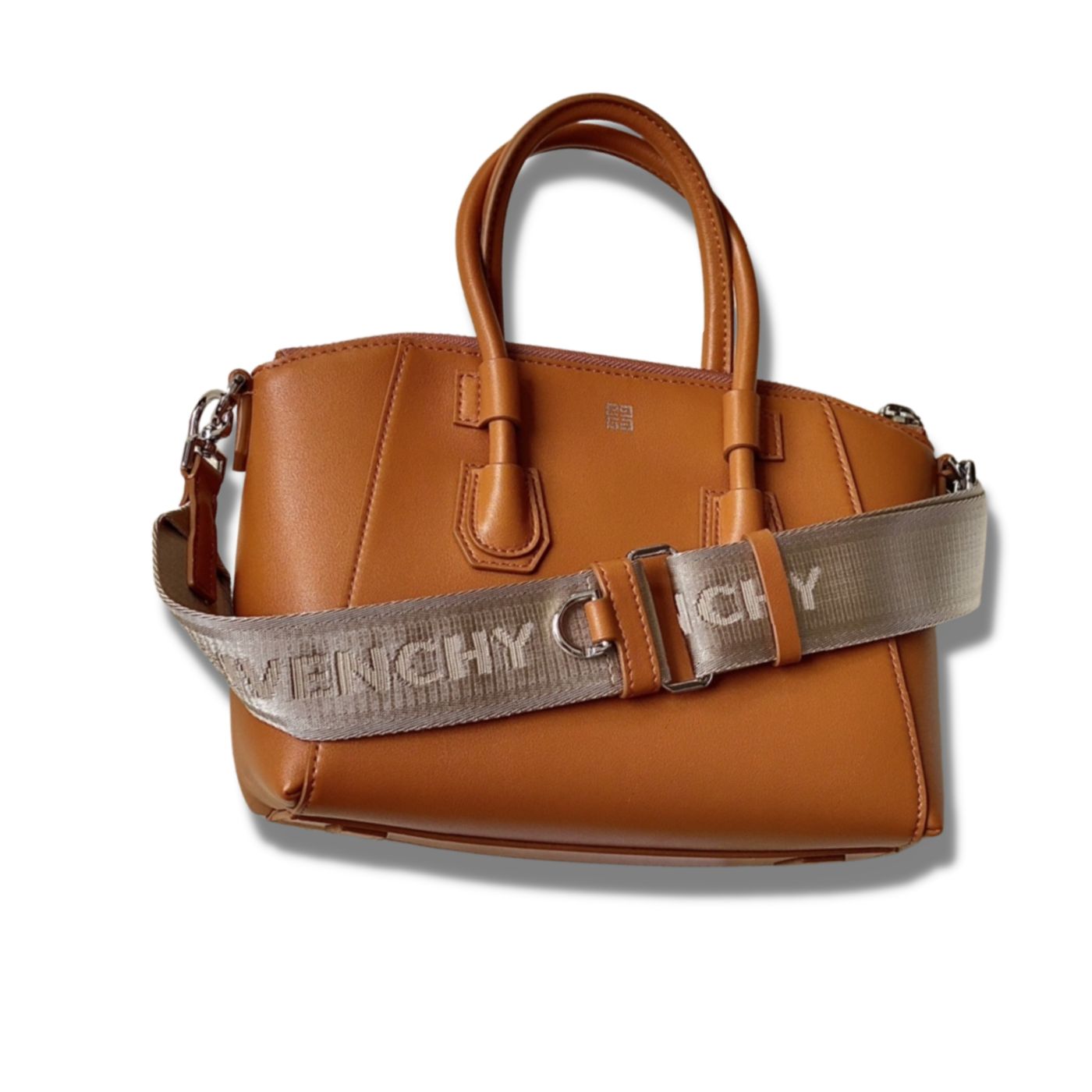 Givenchy Mini Antigona Sport Bag Brown/Black/Beige For Women‎ 8.7in/22cm BB50NVB1HT-001