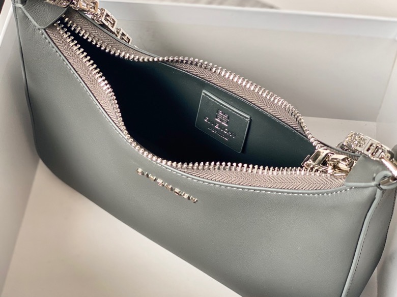 Givenchy Small Moon Cut Out Bag Black/Pink/Cream/Brown/Grey/Dark Grey For Women‎ 9.8in/25cm BB50LGB1A4-001