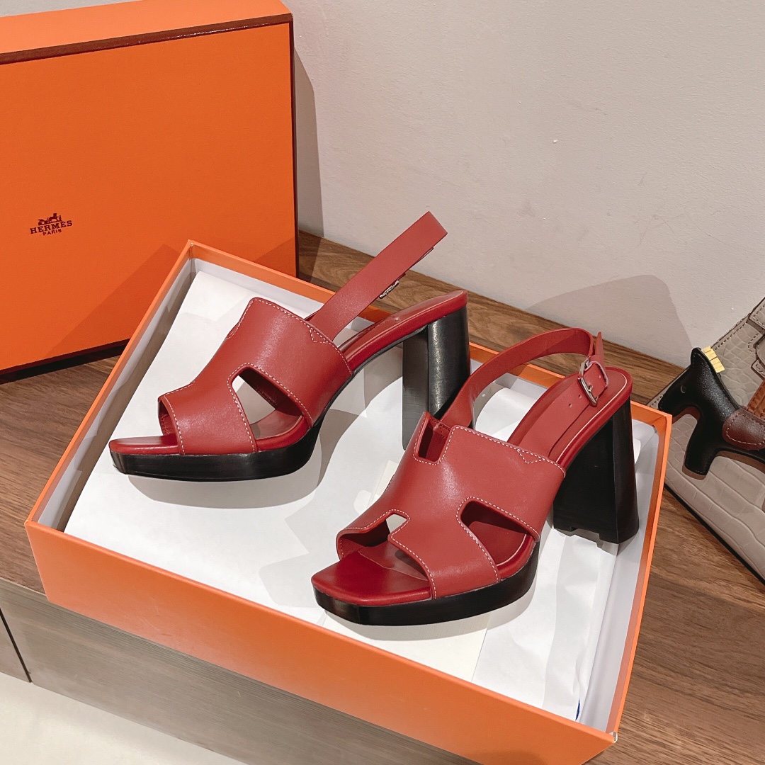 H**me5 Eris 90 Sandal Burgundy For Women