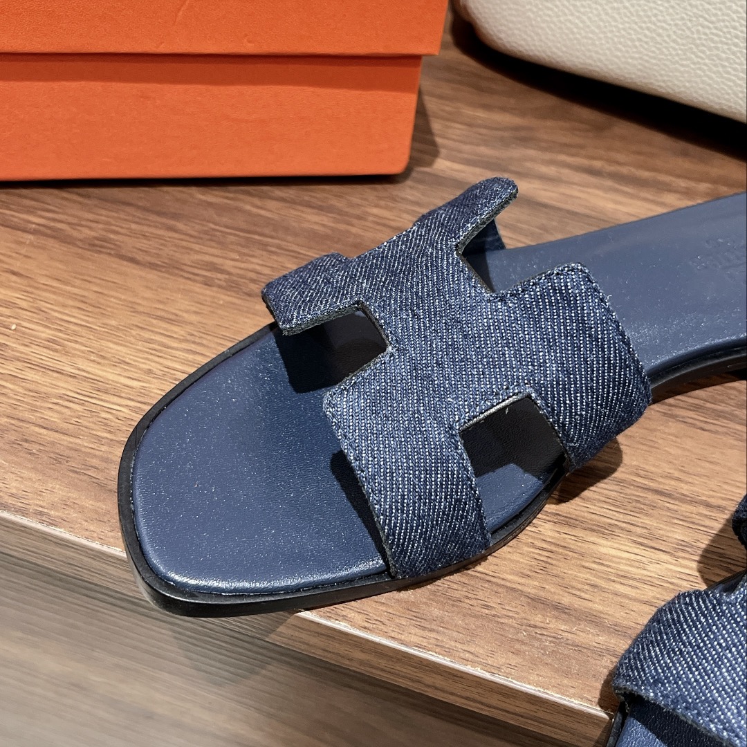 H**me5 Oran Sandal Navy Blue For Women