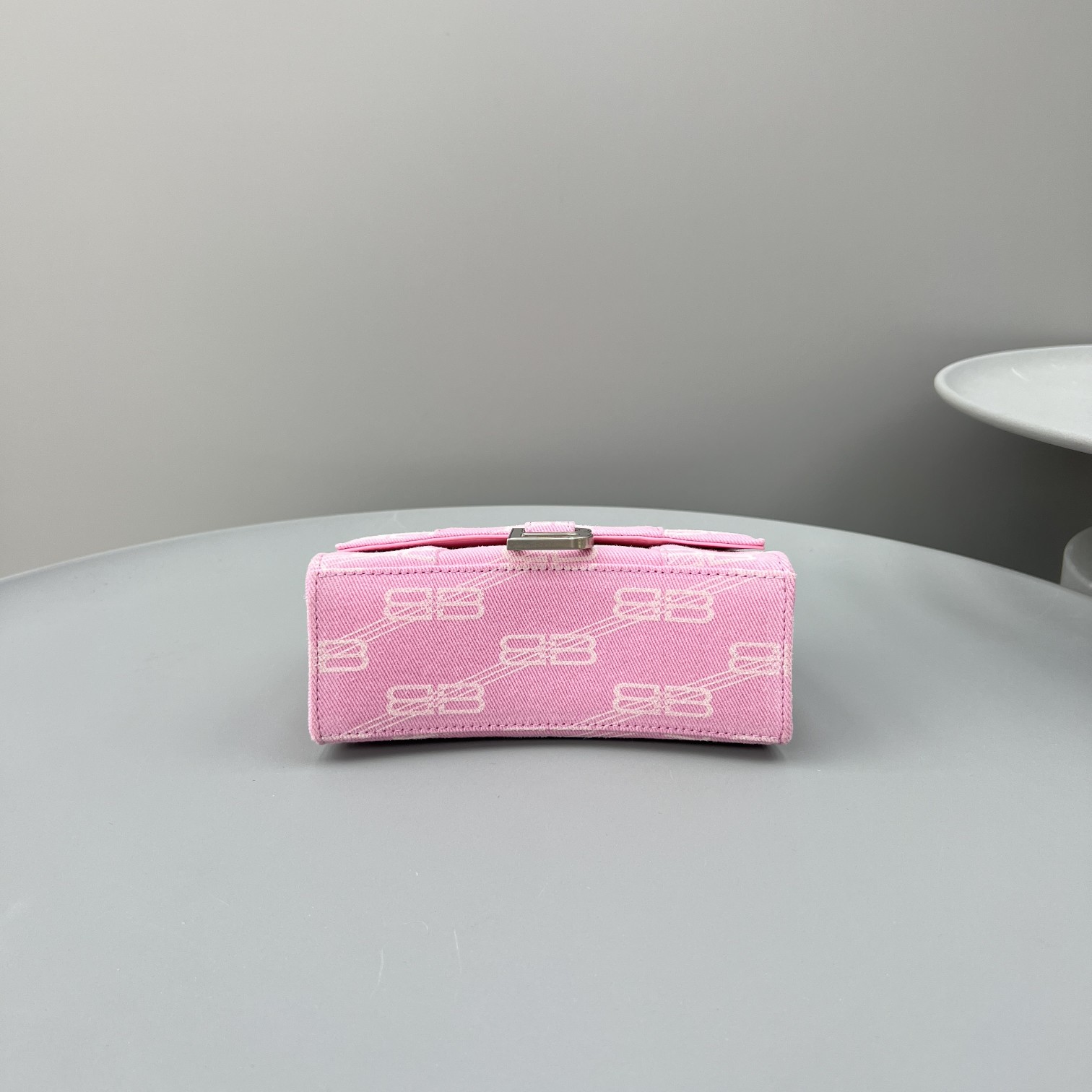 Ba1en*iaga Hourglass XS Handbag Pink/Blue For Women‎ 7.4in/18.8cm