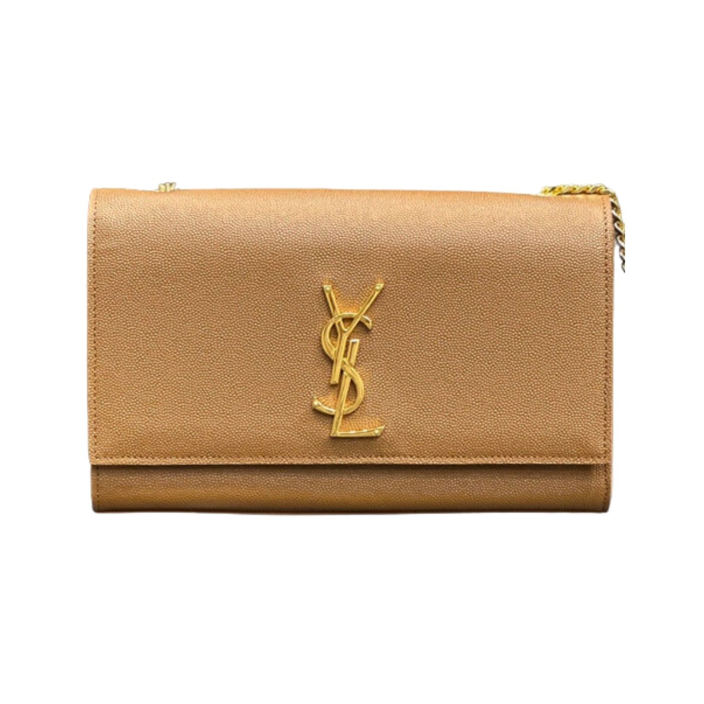 Sa1nt Lau*nt Kate Chain Bag Brown For Women‎ 9.4in/24cm