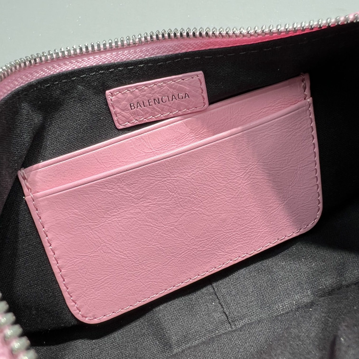 Ba1en*iaga Le Cagole Mini Bag Black/White/Pink For Women‎ 8.2in/20.8cm 6958141VG9Y1000