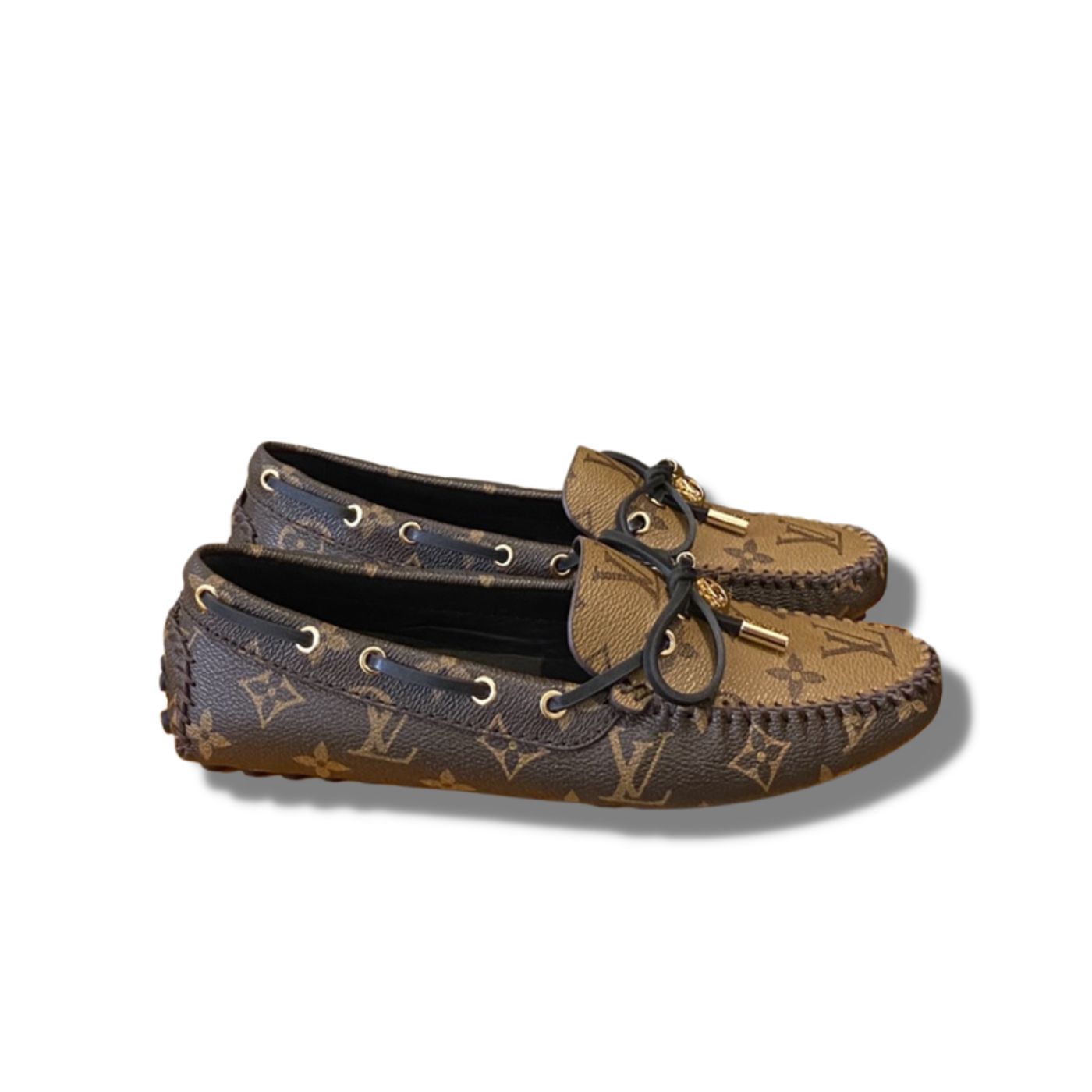 L0vis Vvtt0n Gloria Flat Loafer Brown For Women