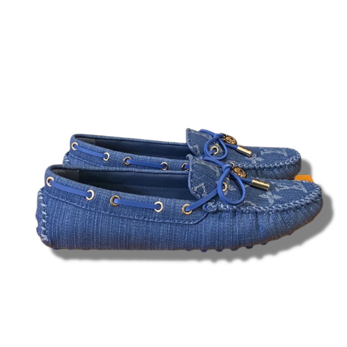 L0vis Vvtt0n Gloria Flat Loafer Blue For Women