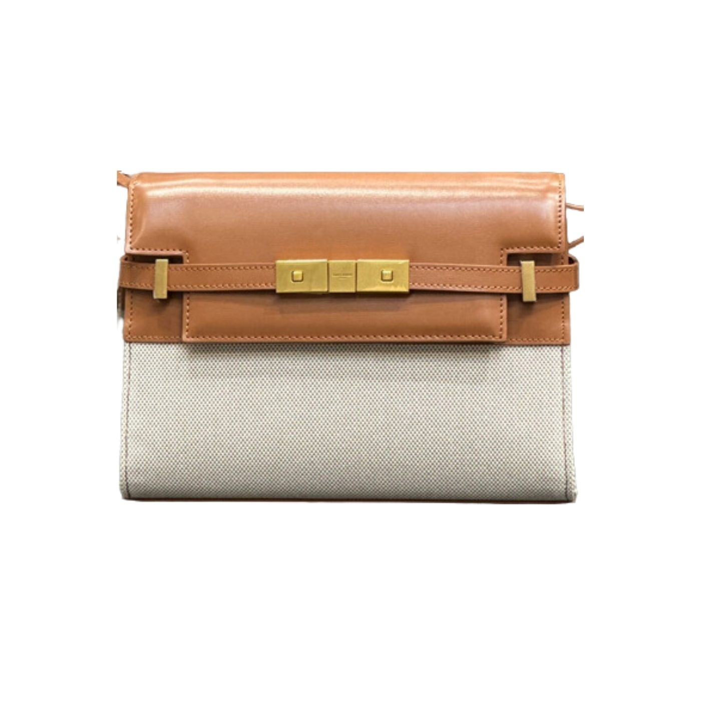 Sa1nt Lau*nt Manhattan Small Shoulder Bag Brown For Women‎ 9.4in/24cm