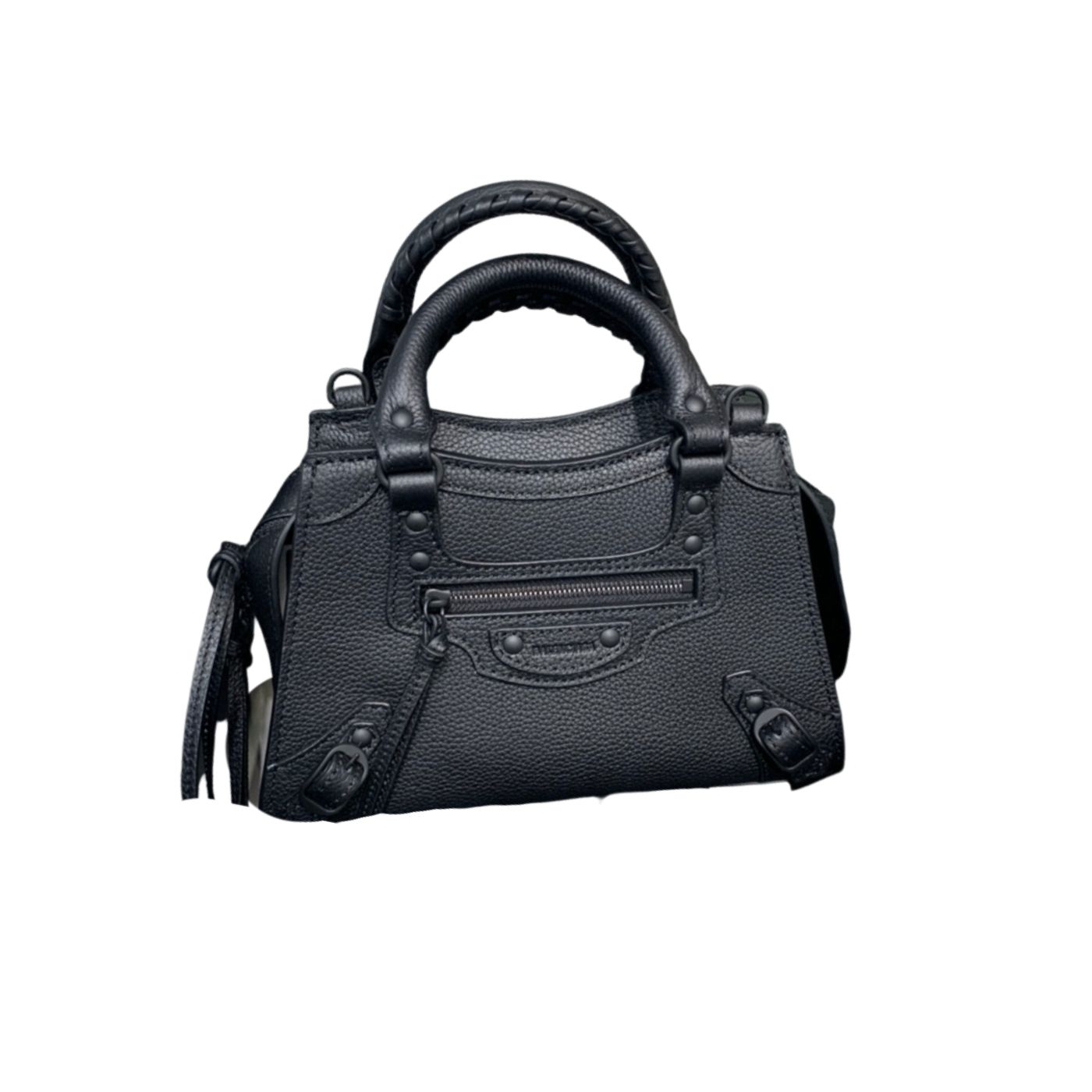 Ba1en*iaga Neo Classic Mini Handbag Black/Blue For Women‎ 8.6in/21.8cm 69806715Y471000