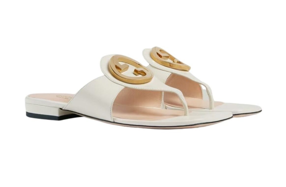 Gvc*1 Blondie Thong Sandal White For Women ‎‎739048 C9D00 9022