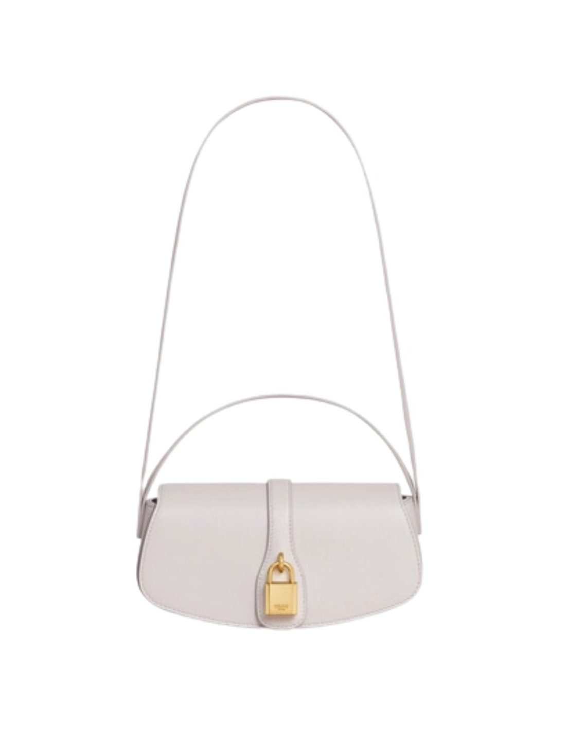 Ce1i*e Clutch On Strap Tabou In Triomphe Smooth White/Brown/Black For Women‎ 7in/18cm 10I593DQ1.01CK