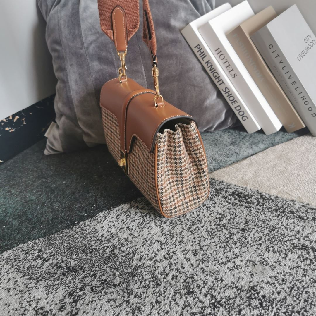 Ce1i*e Mini Soft 16 in Smooth Multicolor And Brown For Women‎ 7in/18cm