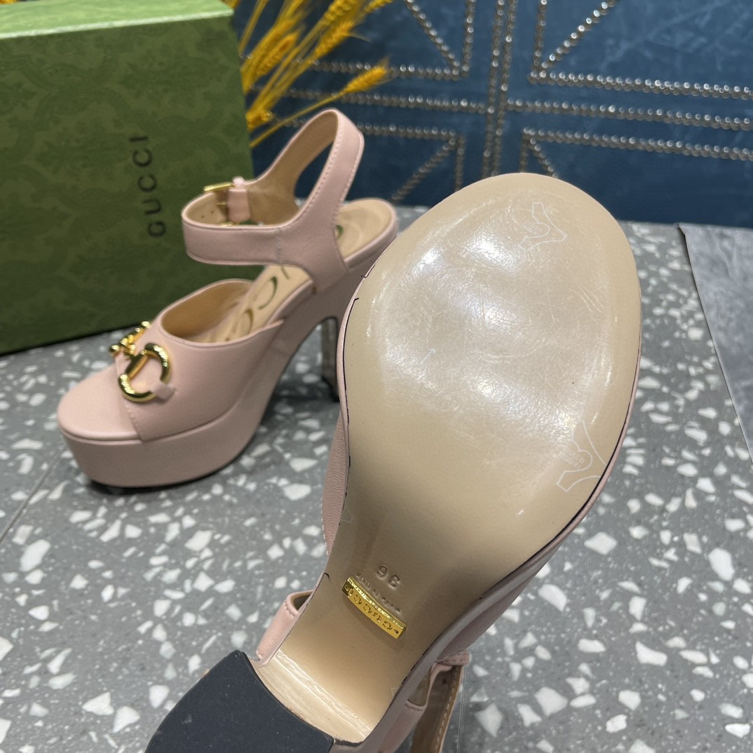 Gvc*1 Platform Sandal With Horsebit Light Pink For Women ‎