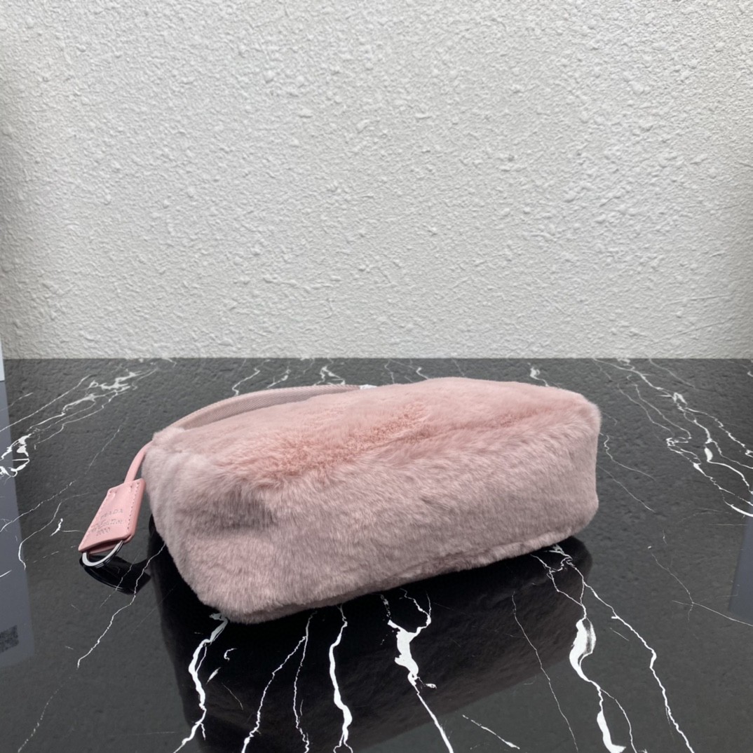 Pra*a Re-Edition 2000 Mini Bag Black/White/Pink For Women 8.6 in / 22 cm 1NE515_2DUE_F0002