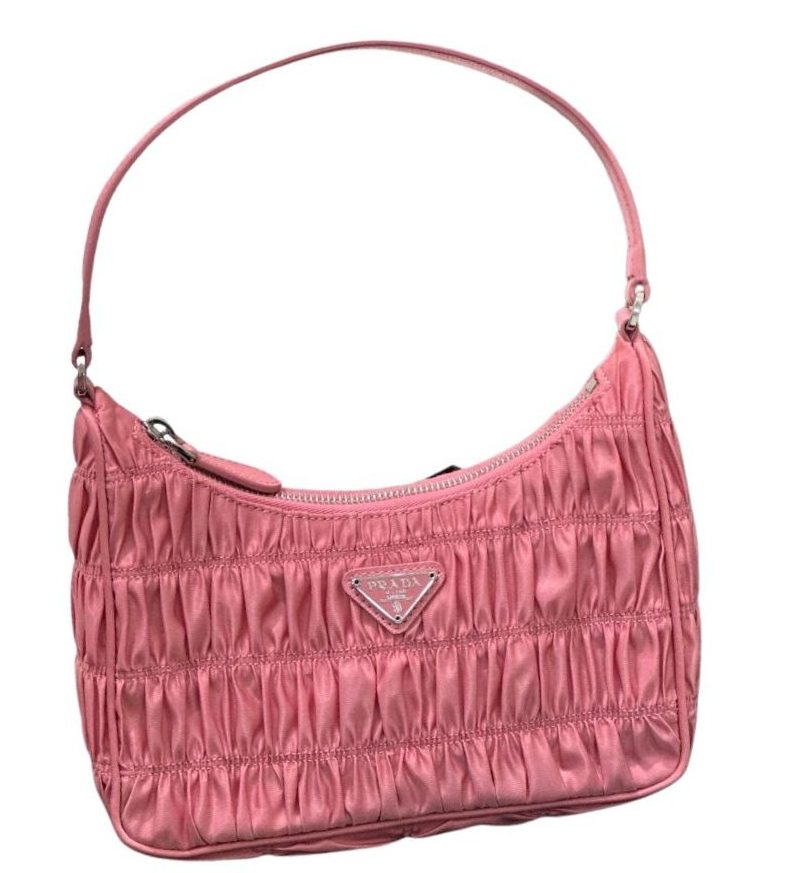 Pra*a Saffiano Mini Bag Pink/Beige/Blue For Women 8.6 in / 22 cm
