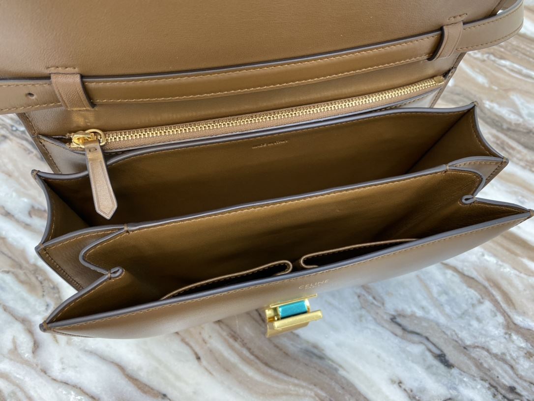 Ce1i*e Teen Classic Bag In Box Black/Brown/Red/Burgundy/Green/Dark Red For Women‎ 7in/18.5cm 192523DLS.38NO