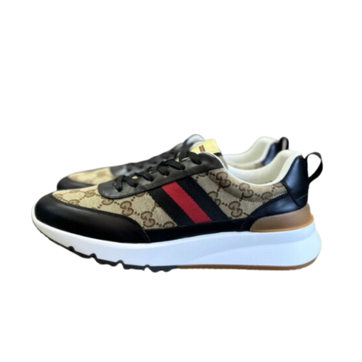 Gvc*1 Sneaker With Web Beige For Men