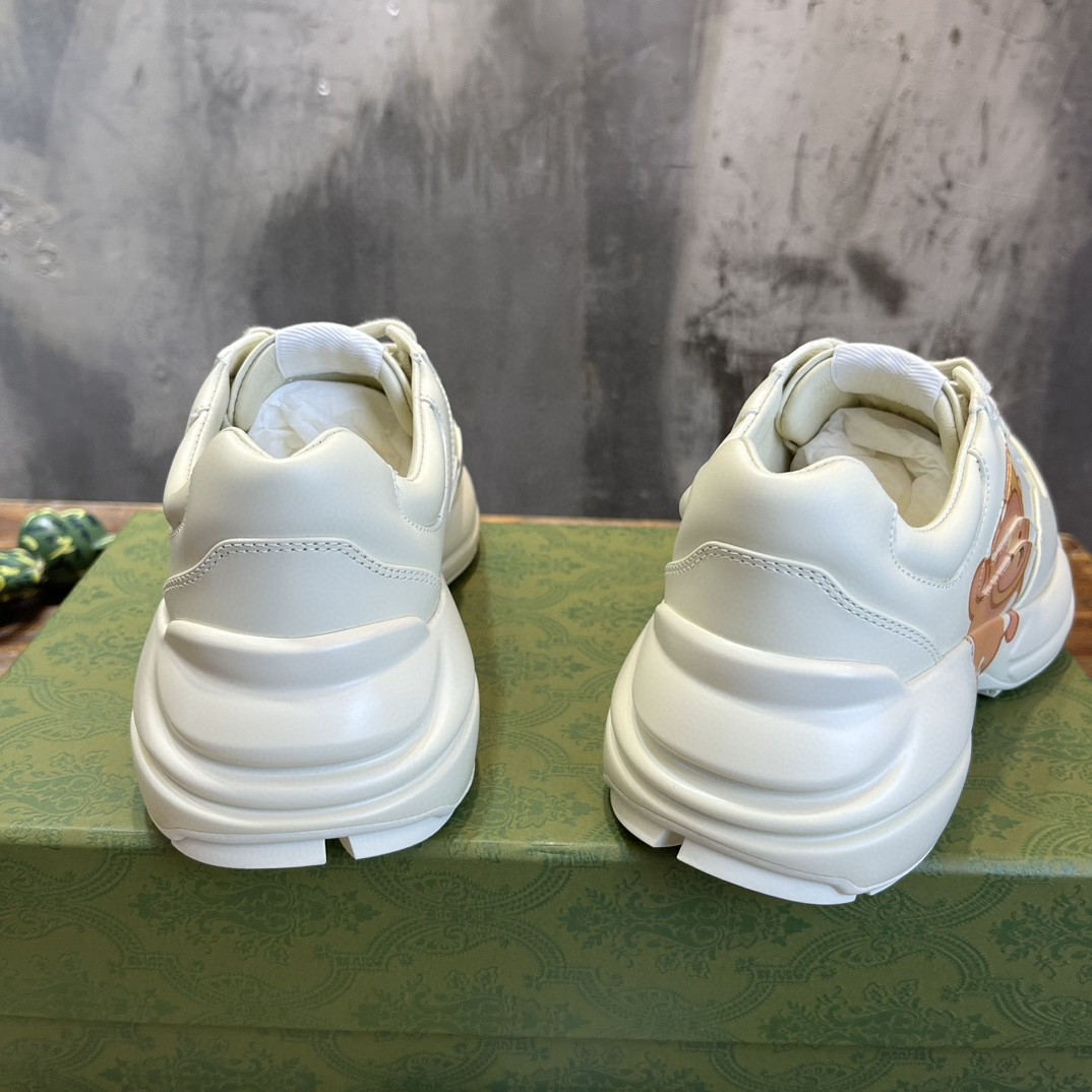 Gvc*1 Rhyton Sneaker With Animal Print White For Men 737521 DRW00 9522