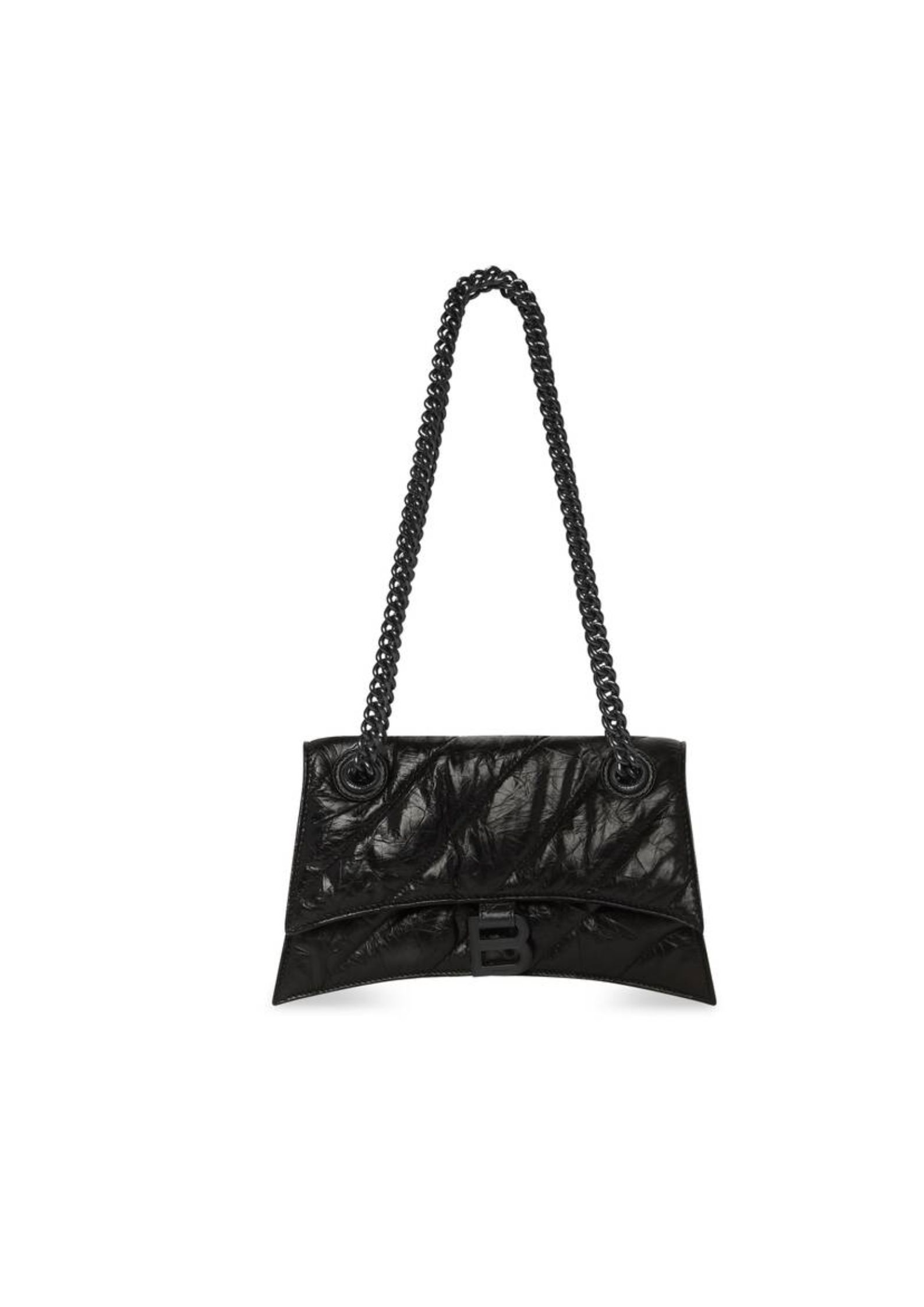 Ba1en*iaga Crush Small Chain Bag Quilted In Black For Women 9.8in/25cm 716351210IY1000