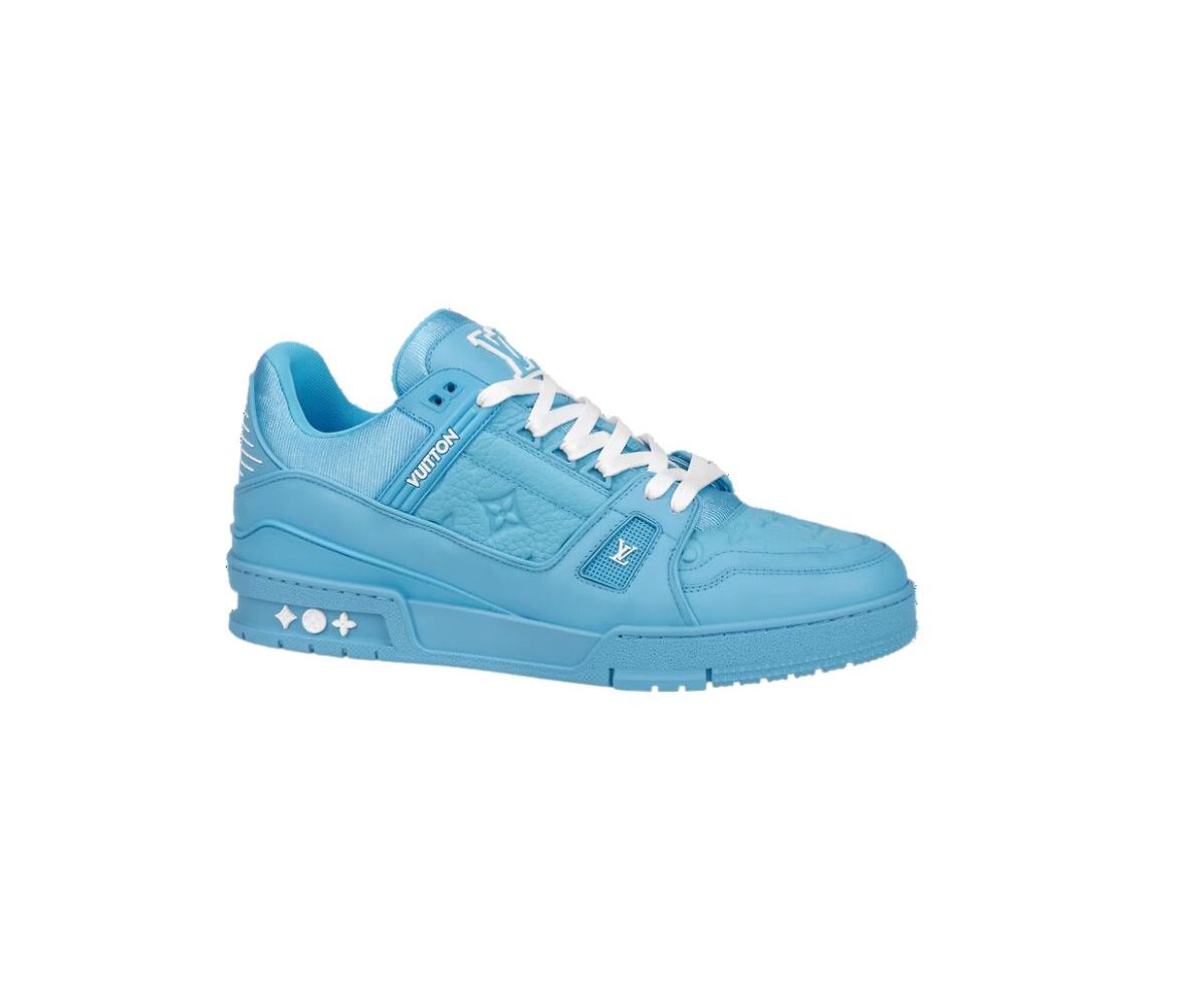 L0vis Vvtt0n LV Trainer Sneaker Blue For Men 1AARFU