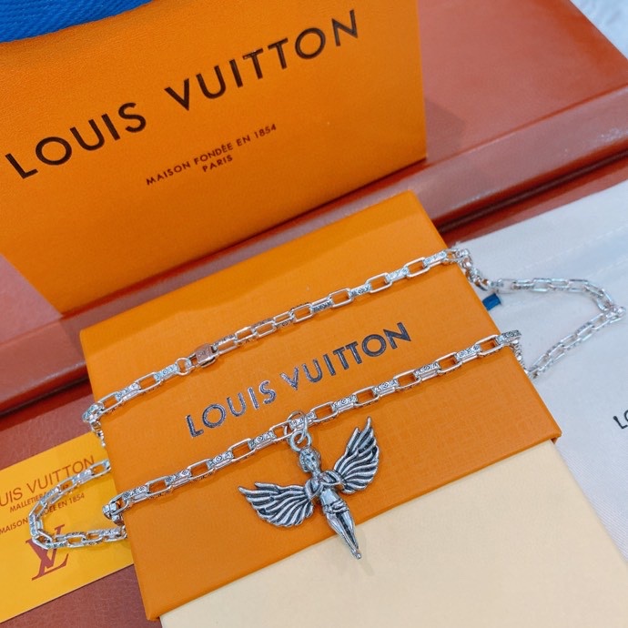 L0vis Vvtt0n Angel Necklace Silver For Women