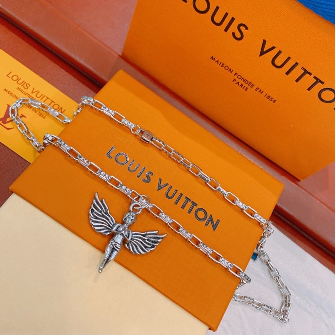 L0vis Vvtt0n Angel Necklace Silver For Women