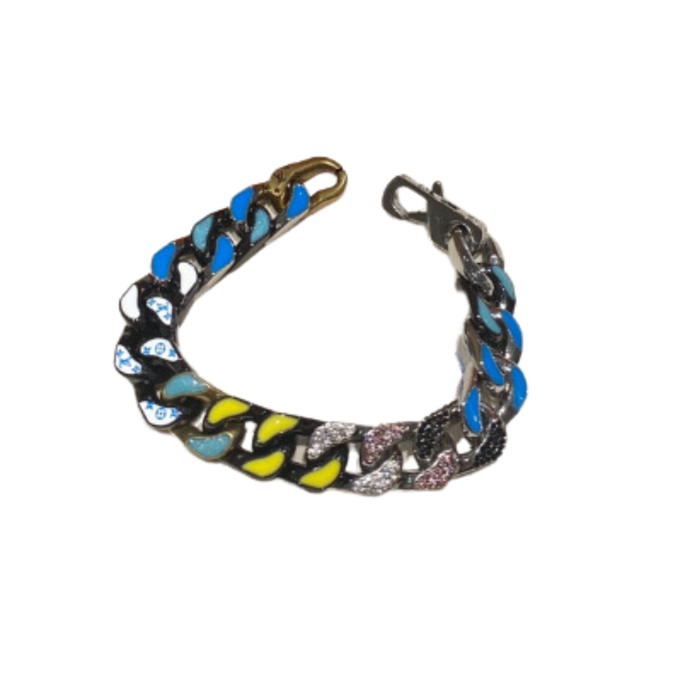 L0vis Vvtt0n Cuban Chain Bracelet Multicolor