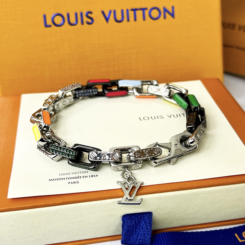 L0vis Vvtt0n Donkey’s Paradise Chain Bracelet Multicolor For Women
