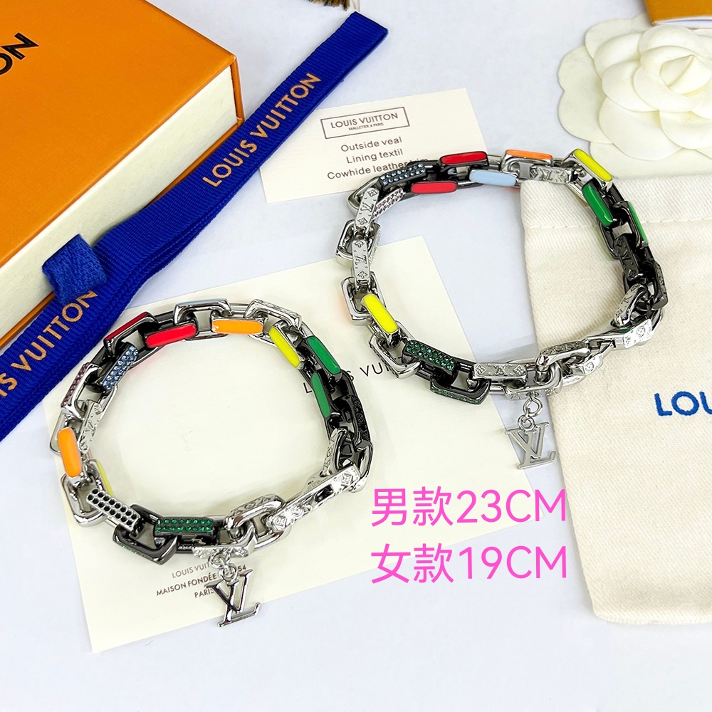 L0vis Vvtt0n Donkey’s Paradise Chain Bracelet Multicolor For Women