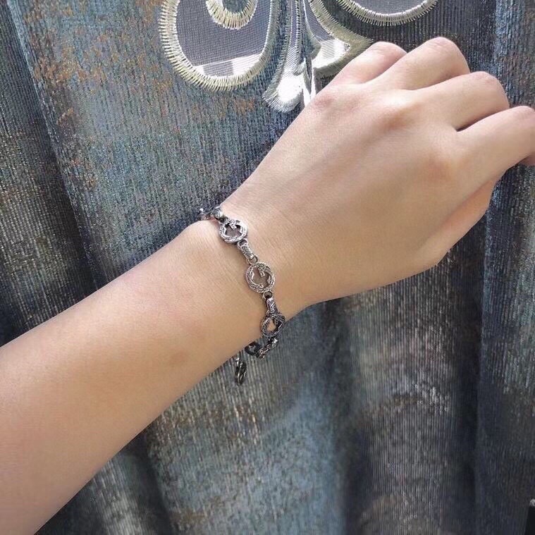 Gvc*1 Double G Bracelet Silver For Women