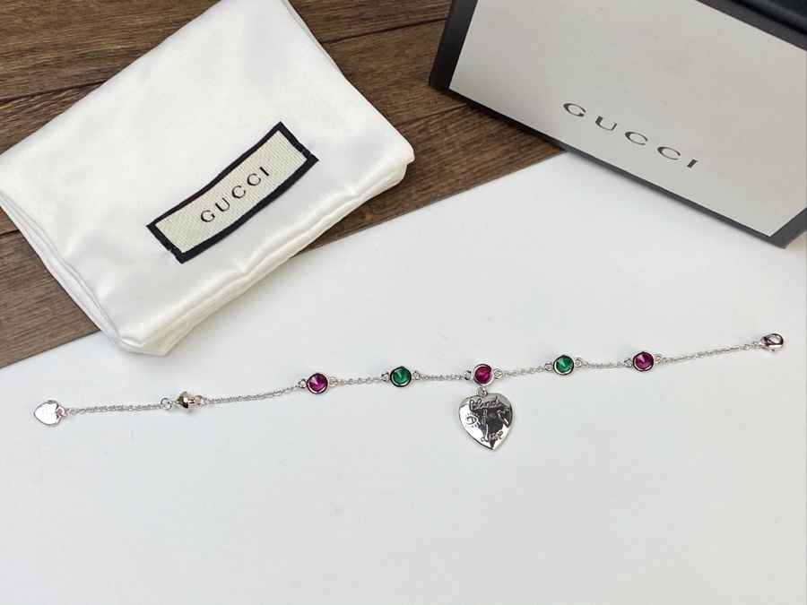 Gvc*1 Heart-Eye Bracelet Silver For Women