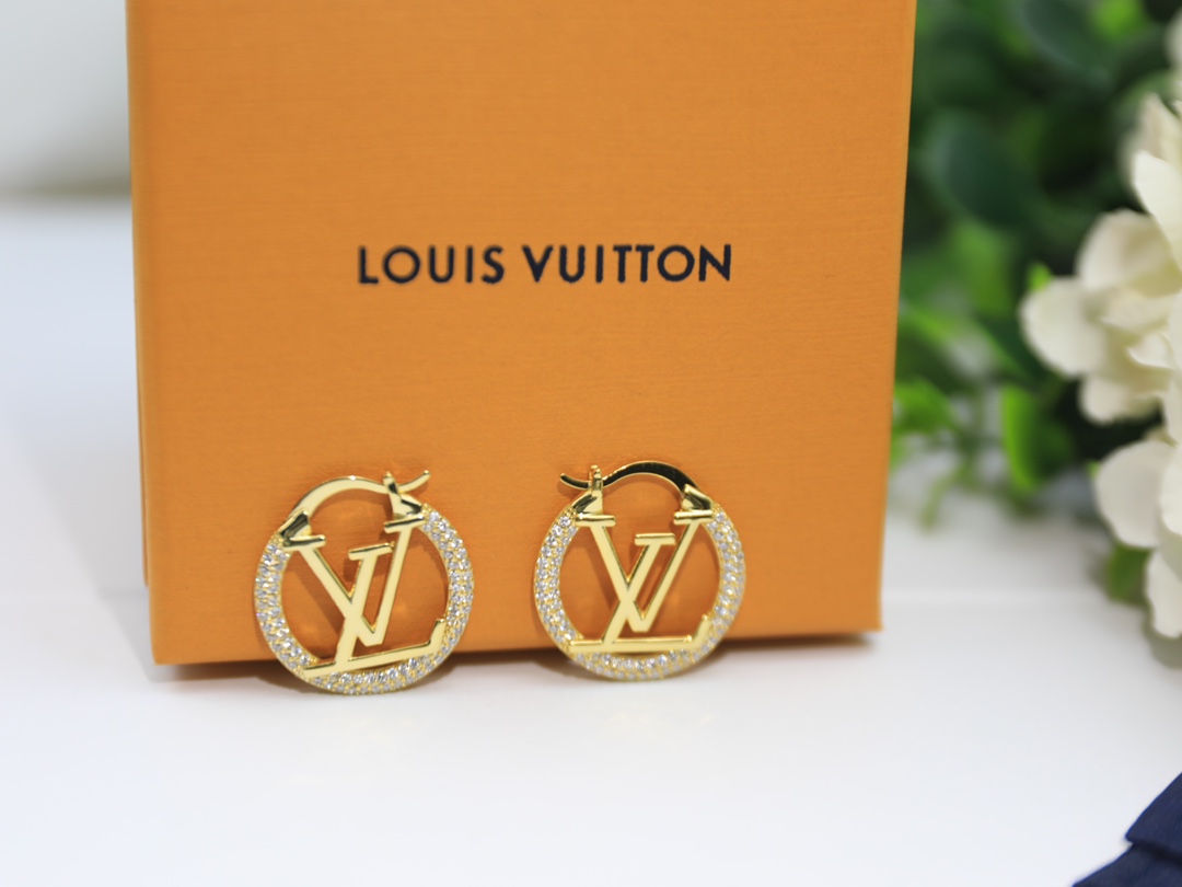 L0vis Vvtt0n L0vise By Night Earrings Gold Tone For Women