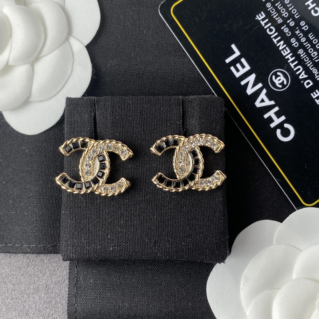 Ch**el Spring Earrings Gold For Women