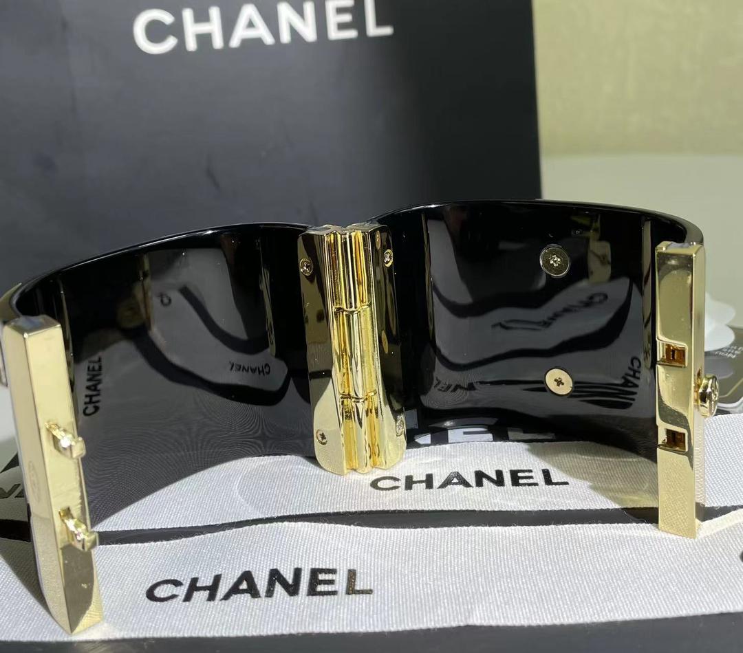 Ch**el Bracelet Black For Women