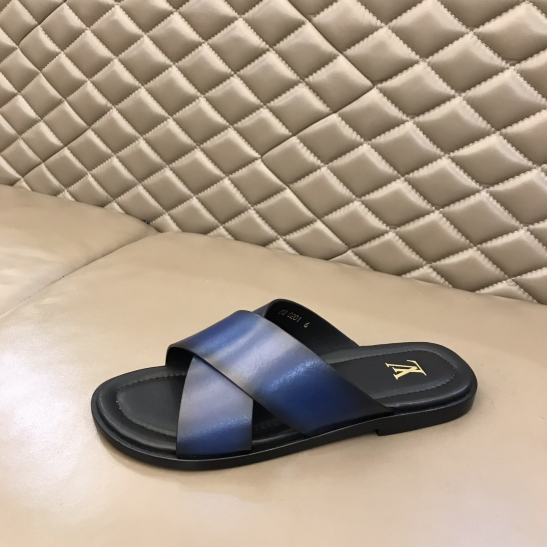 L0vis Vvtt0n LV Oasis Mule Blue For Men