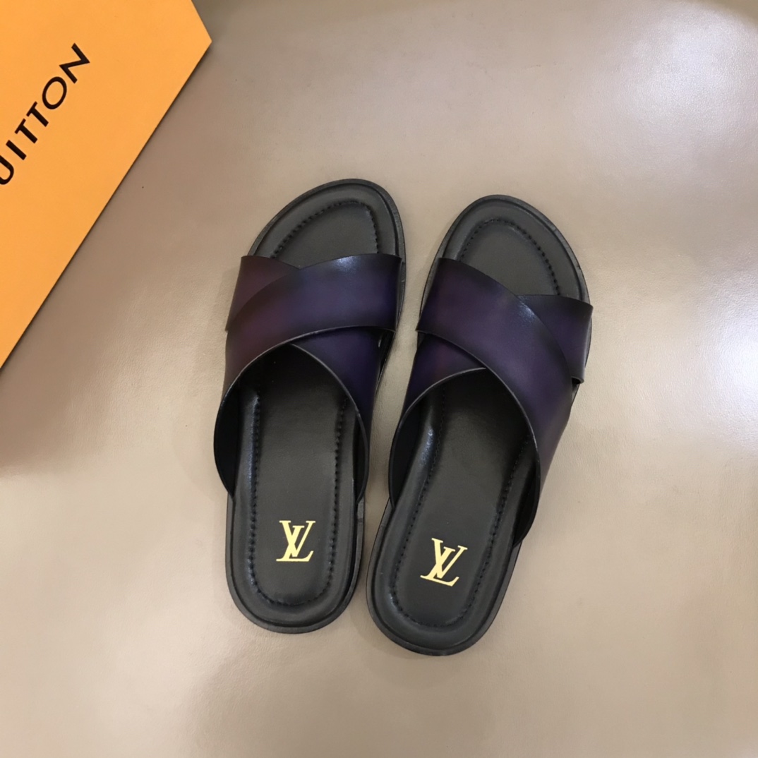 L0vis Vvtt0n LV Oasis Mule Purple For Men