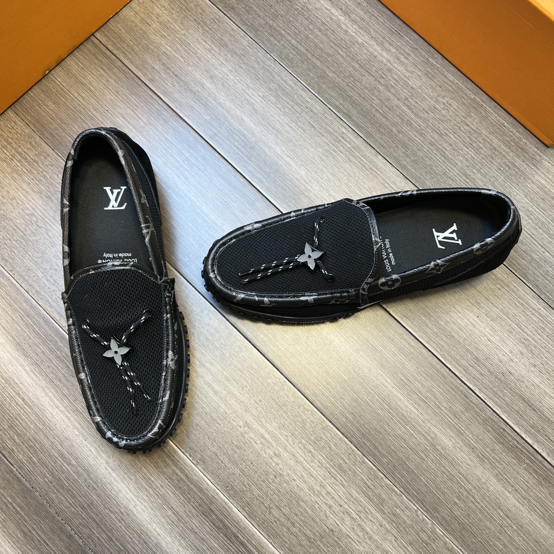 L0vis Vvtt0n LV Racer Moccasin Black For Men 1A9ZH6