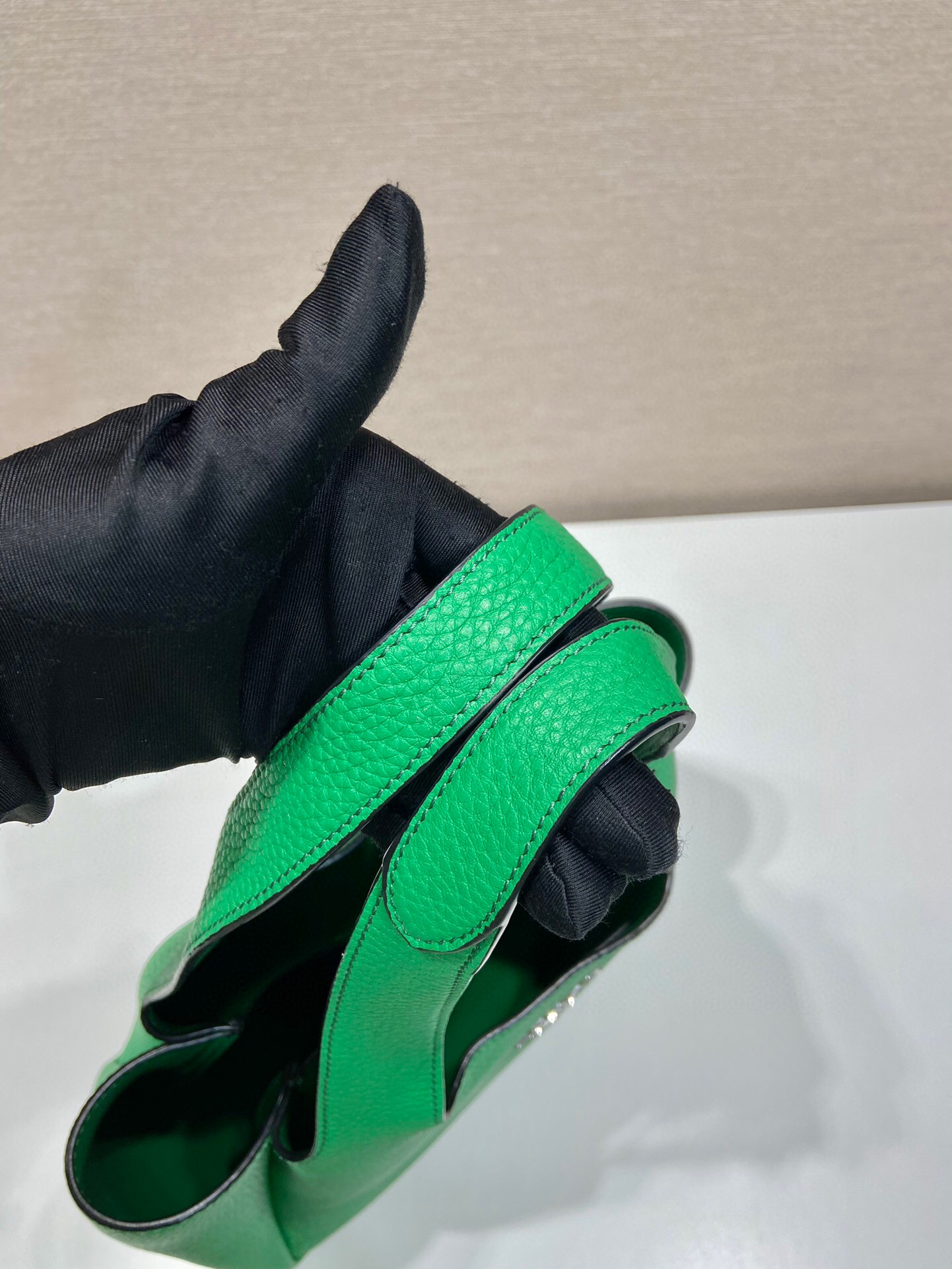 Pra*a Medium Handbag In Green For Women 9.8 in/ 25cm