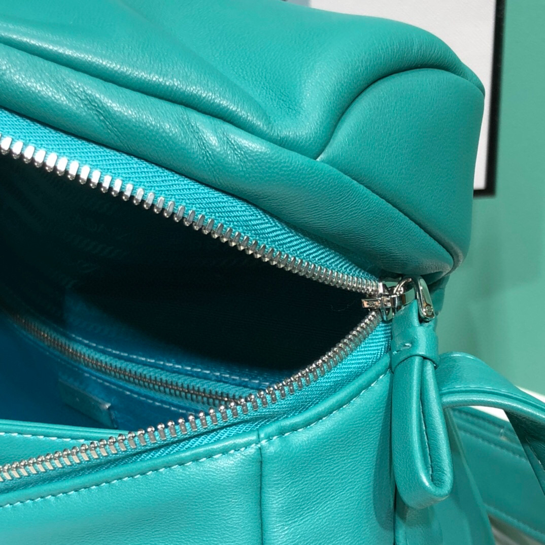 Pra*a Padded Nappa Pra*a Signaux Bag In Green For Women 13in/ 33cm